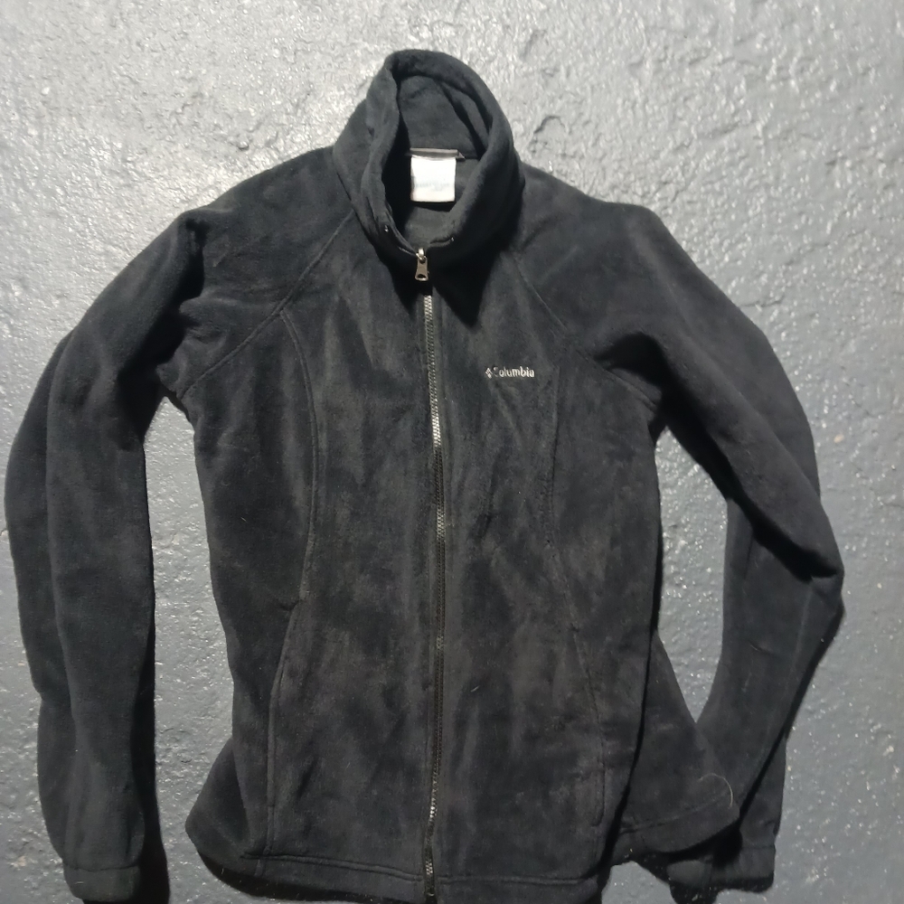 Columbia Black Full-Zip Jacket